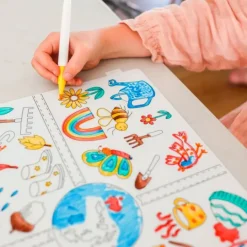 Tapete silicona reutilizable para colorear Estaciones - Scribble Mat