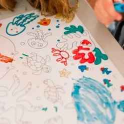 Tapete silicona reutilizable para colorear Mar - Scribble Mat