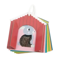 Tarjetas con texturas Granja - Janod