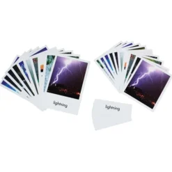 Tarjetas de nomenclaturas del clima inglés - Montessori
