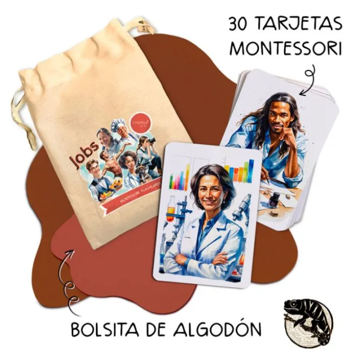 Tarjetas 8 idiomas Pequeños ciudadanos: Profesiones (30) - Emeteca Kids