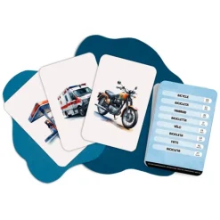 Tarjetas 8 idiomas Pequeños ciudadanos: Transportes y seguridad vial (30) - Emeteca Kids