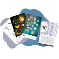 Tarjetas 8 idiomas Primeros números: Cosmos (30) - Emeteca Kids