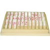 Tarjetas letras alfabeto y signos rojo - Montessori