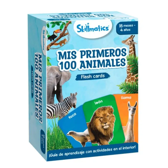 Tarjetas Mis primeros 100 animales (50) - Skillmatics