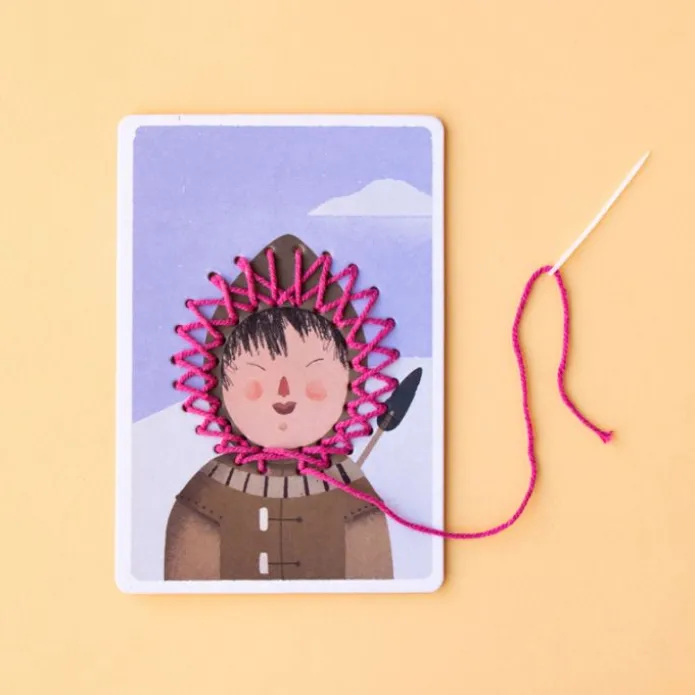 Tarjetas para coser y enhebrar (8) - Londji