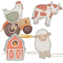 Tarjetas para coser y enhebrar Pequeña Granja (5) - Little Dutch