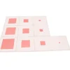 Tarjetas para la torre rosa - Montessori