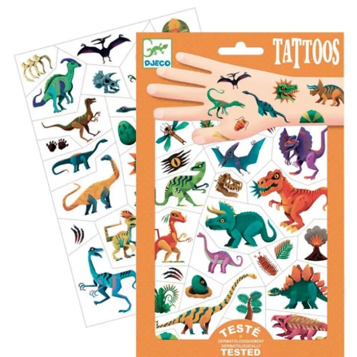Tatuajes Dinosaurios - Djeco