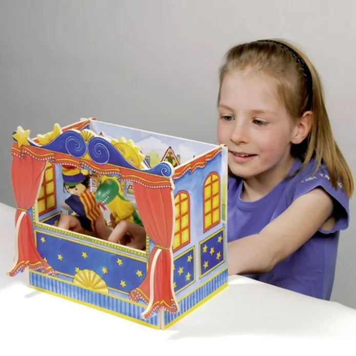 Teatro de madera para marionetas de dedo - Goki