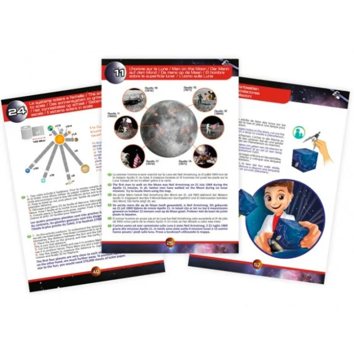 Telescopio reflector con 50 actividades - Buki
