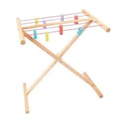 Tendedero de madera con pinzas - Bigjigs
