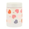 Termo isotérmico de acero inoxidable Corazones 300 ml - A Little Lovely Company