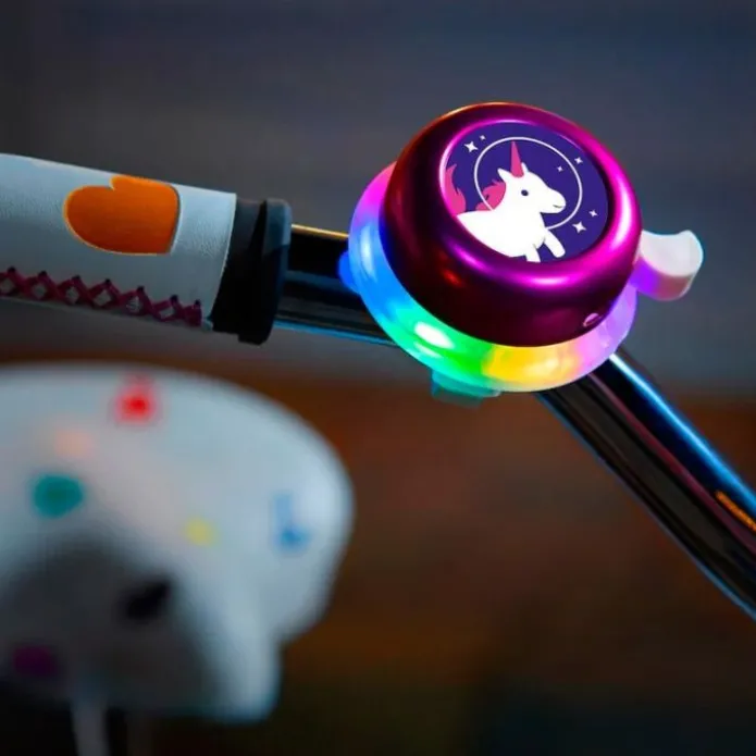 Timbre con luz para bicicletas Unicornio - Brightz