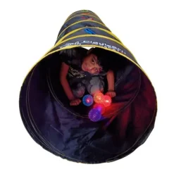 Túnel sensorial con orificios y bolas LED - Playlearn