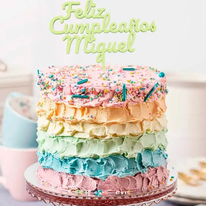 Topper Nombre o Texto Personalizado - 3 líneas