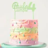 Topper personalizado cumple - Nombre y edad