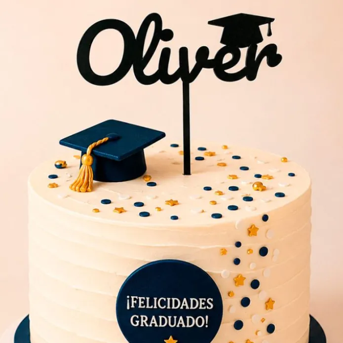 Topper Personalizado Graduación Nombre