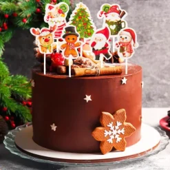 Toppers para cupcakes y fiambreras Navidad (16) - Dekora
