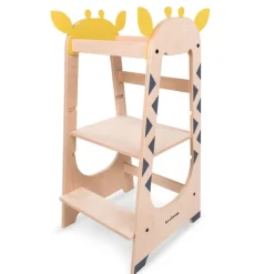Torre de aprendizaje de madera Giraffe Tower - Beeloom + REGALO cuchillo