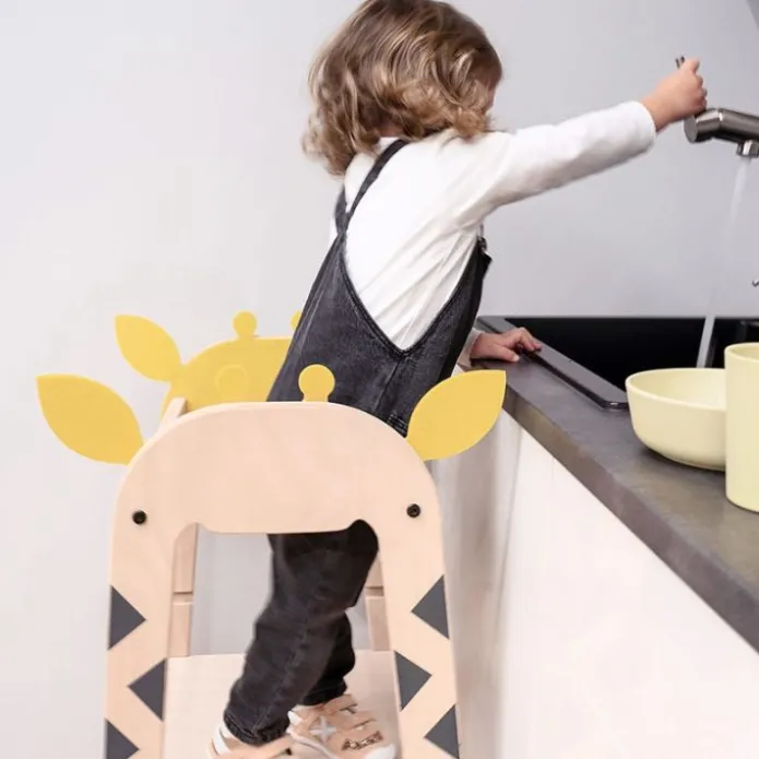 Torre de aprendizaje de madera Giraffe Tower - Beeloom + REGALO cuchillo