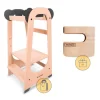 Torre de aprendizaje de madera Panda Tower - Beeloom + REGALO cuchillo