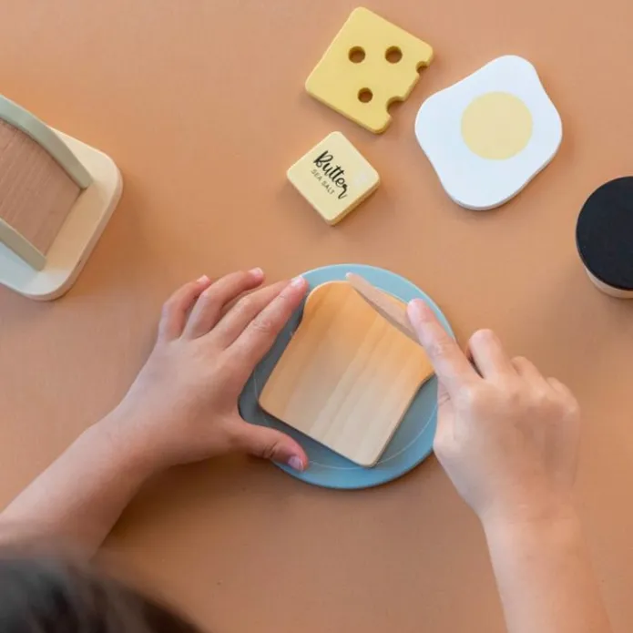 Tostadora con accesorios de madera - Little Dutch