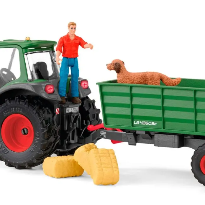 Tractor con remolque Farm World - Schleich