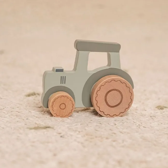 Tractor de madera verde Pequeña Granja - Little Dutch