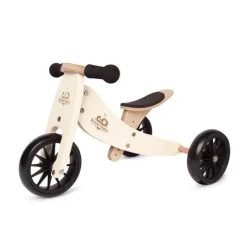 Triciclo convertible en bicicleta de equilibrio sin pedales Tiny Tot crema - Kinderfeets