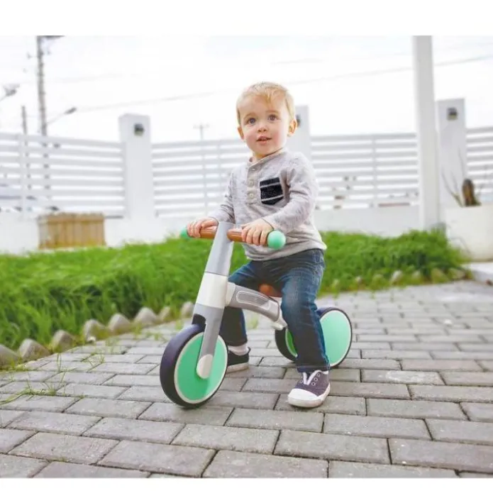 Triciclo correpasillos verde menta - Hape