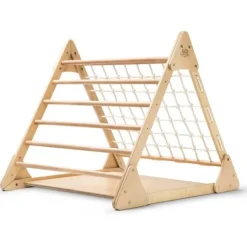 Triángulo de escalada de madera 3 actividades Pikler - Kinderfeets