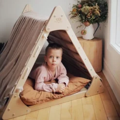 Triángulo de escalada de madera 3 actividades Pikler - Kinderfeets