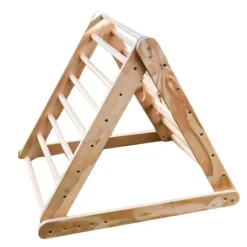 Triángulo de madera plegable para escalada - Pikler