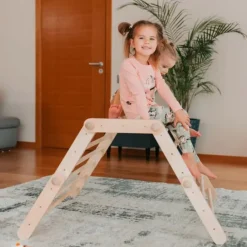 Triángulo móvil 5 segmentos con rampa Pikler FIPITRI - Ette Tete