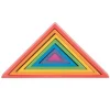 Triángulos de madera de colores (7) - TickiT