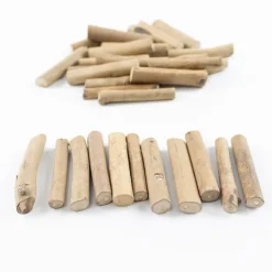 Troncos pequeños de madera 6 cm 100 g - Deukaliptus