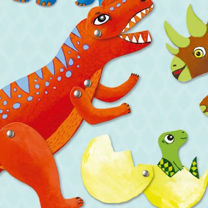 Títeres de papel Dino - Djeco