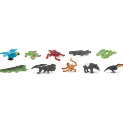 Tubo 11 piezas animales bosques tropicales - Safari