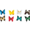 Tubo 8 piezas de mariposas - Safari