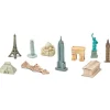 Tubo 10 piezas monumentos del mundo - Safari