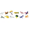 Tubo 12 piezas vehículos del aire - Safari