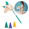 Unicornio con palo y 3 conos - BS Toys
