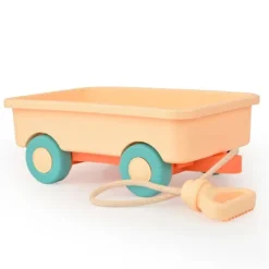 Vagón beige con cuerda para transportar - LC