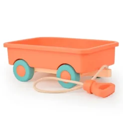 Vagón naranja con cuerda para transportar - LC