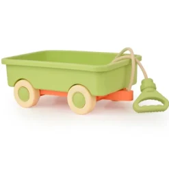 Vagón verde con cuerda para transportar - LC