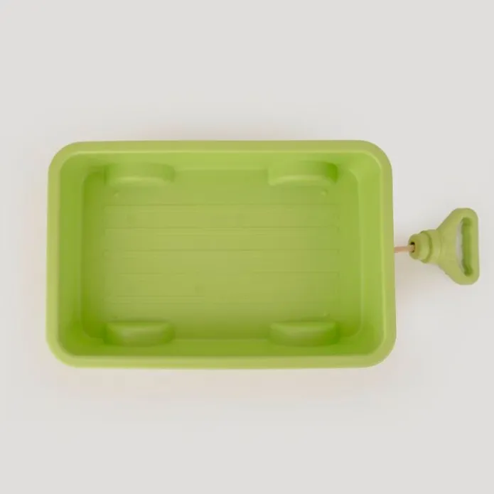 Vagón verde con cuerda para transportar - LC