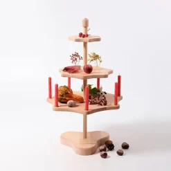 Velas rojas para calendario anual y anilla de celebración (12) - Grimm's