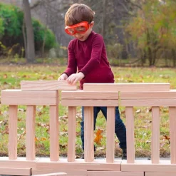 Vigas de construcción de madera de goma (24) - Playlearn