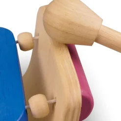 Xilófono de madera ovalado arcoíris - PlanToys